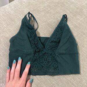 Aerie Teal Lace Bralette